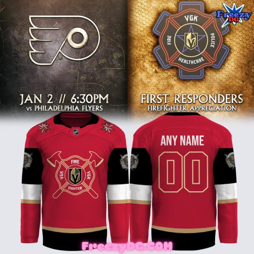 Vegas Golden Knights Firefighter Special Hockey Jersey