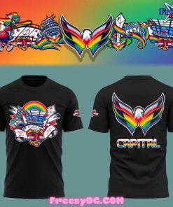 Washington Capitals Special Pride Night Black T-Shirt