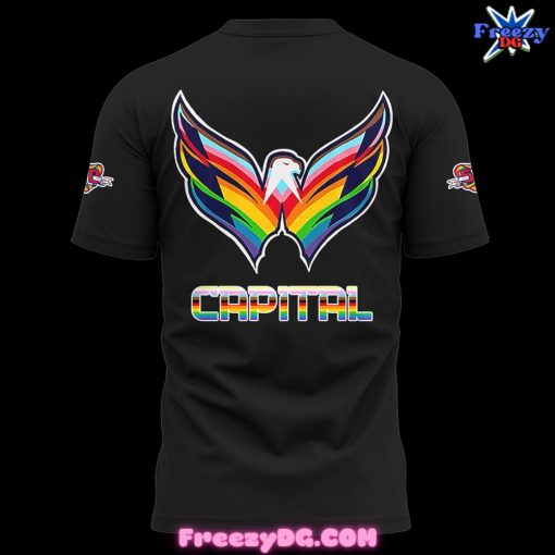 Washington Capitals Special Pride Night Black T-Shirt