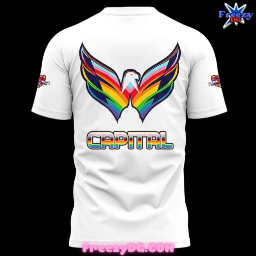 Washington Capitals Special Pride Night White T-Shirt