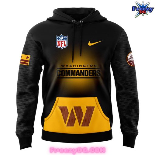 Washington Commanders Black Threads 2024 Hoodie