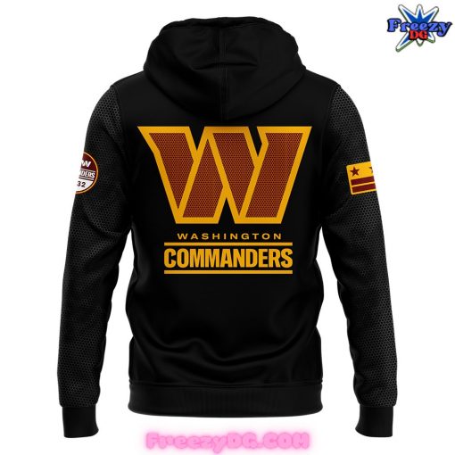 Washington Commanders Black Threads 2024 Hoodie