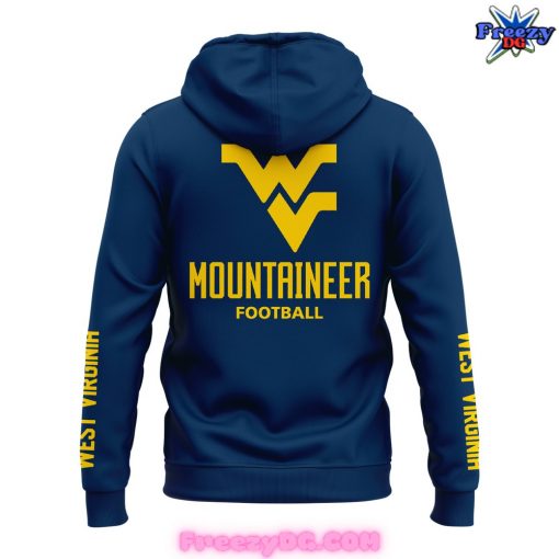 West Virginia Mountaineers Team Issued Football 2024 Zip Hoodie