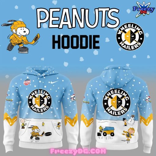 Wheeling Nailers Peanuts Snoopy Christmas 2024 Hoodie