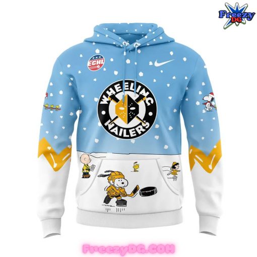 Wheeling Nailers Peanuts Snoopy Christmas 2024 Hoodie