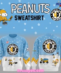 Wheeling Nailers Peanuts Snoopy Christmas 2024 Sweatshirt