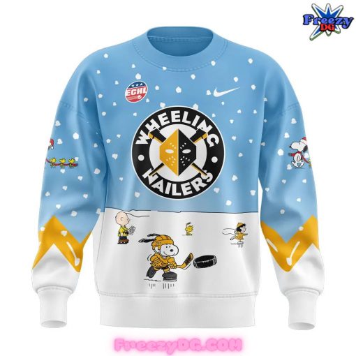 Wheeling Nailers Peanuts Snoopy Christmas 2024 Sweatshirt