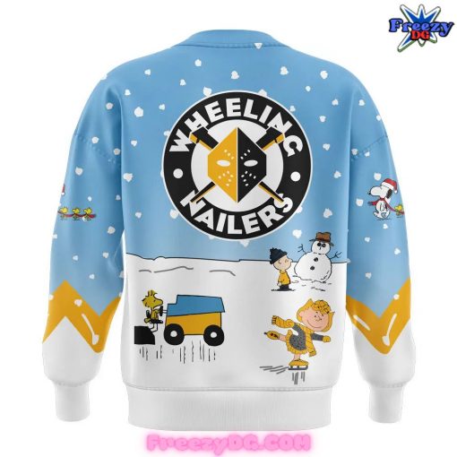 Wheeling Nailers Peanuts Snoopy Christmas 2024 Sweatshirt