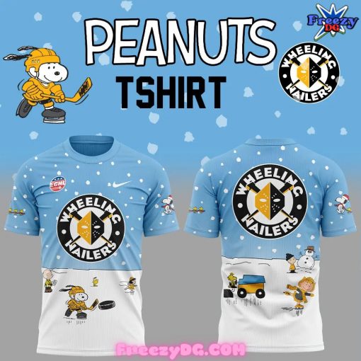 Wheeling Nailers Peanuts Snoopy Christmas 2024 T-Shirt