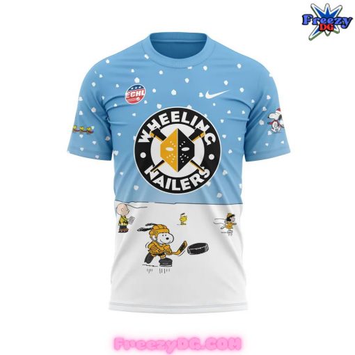 Wheeling Nailers Peanuts Snoopy Christmas 2024 T-Shirt