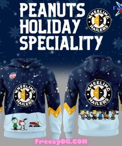 Wheeling Nailers Peanuts Snoopy Christmas 2024 Sweatshirt