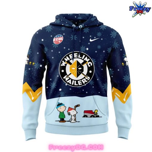 Wheeling Nailers Peanuts Snoopy Christmas Special Hoodie