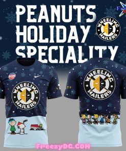 Wheeling Nailers Peanuts Snoopy Christmas 2024 Sweatshirt