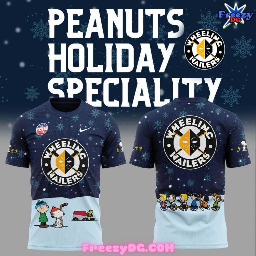 Wheeling Nailers Peanuts Snoopy Christmas Special T-Shirt