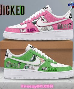 Wicked Team Elphaba x Team Glinda Nike Air Force 1