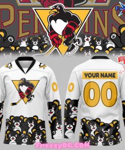 Wilkes-Barre/Scranton Penguins Bear Design Hockey Jersey