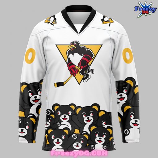 Wilkes-Barre/Scranton Penguins Bear Design Hockey Jersey