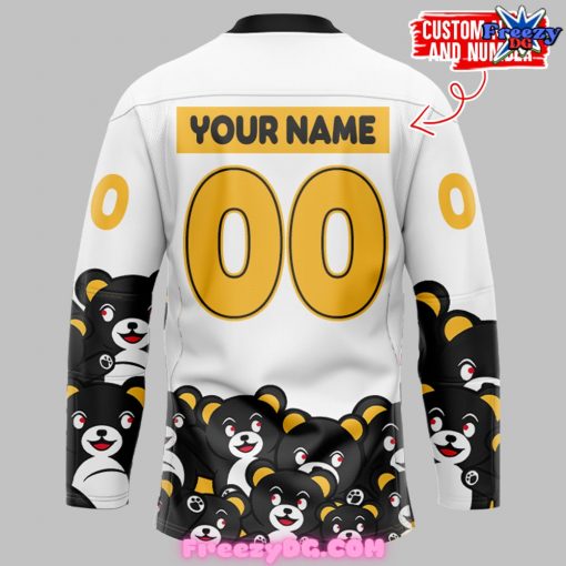 Wilkes-Barre/Scranton Penguins Bear Design Hockey Jersey