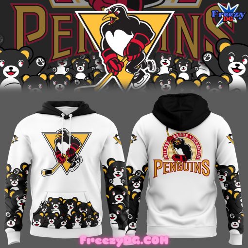 Wilkes-Barre/Scranton Penguins Bear Design Hoodie