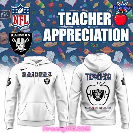 Las Vegas Raiders Teacher Appreciation 2025 Special Hoodie