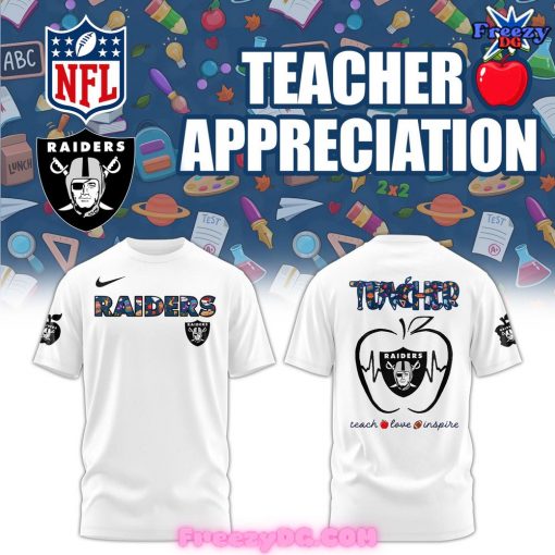 Las Vegas Raiders Teacher Appreciation 2025 Special T-Shirt